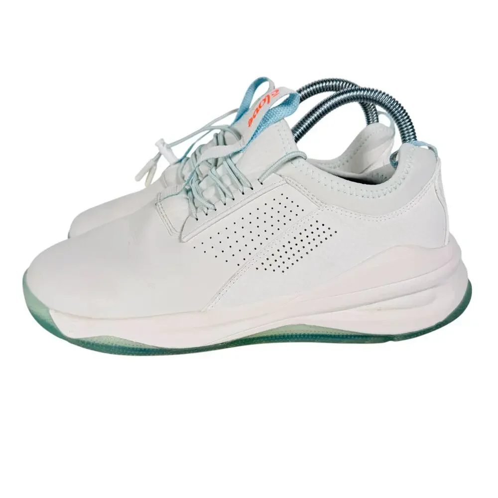 Clove We Support You Nursing Shoes Unisex Size W8.5/M7 White Low‎ Top Lace Up
